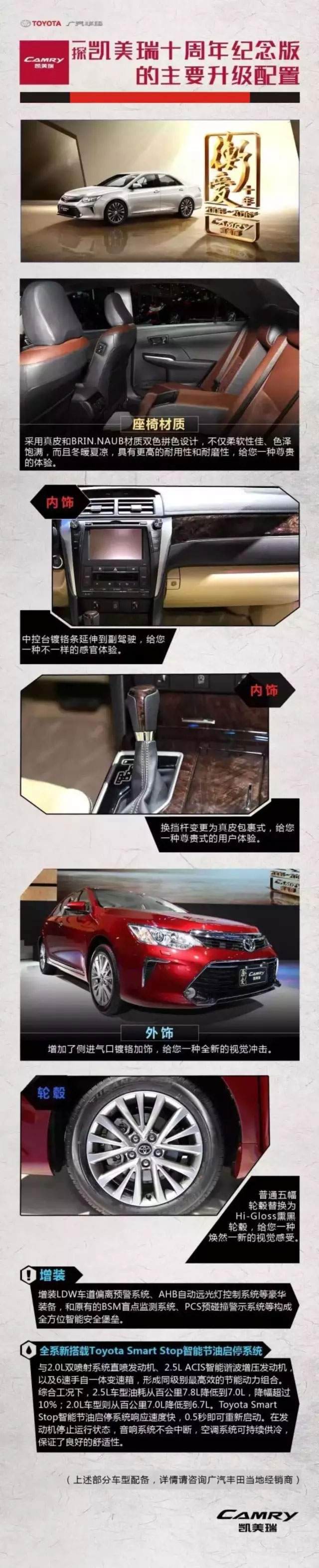 全新凱美瑞十周年紀念版榮耀上市,現接受預定！